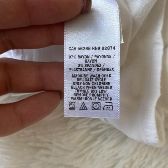 Splendid White Double Layer Side Tie Mini Skirt - Picture 5 of 7